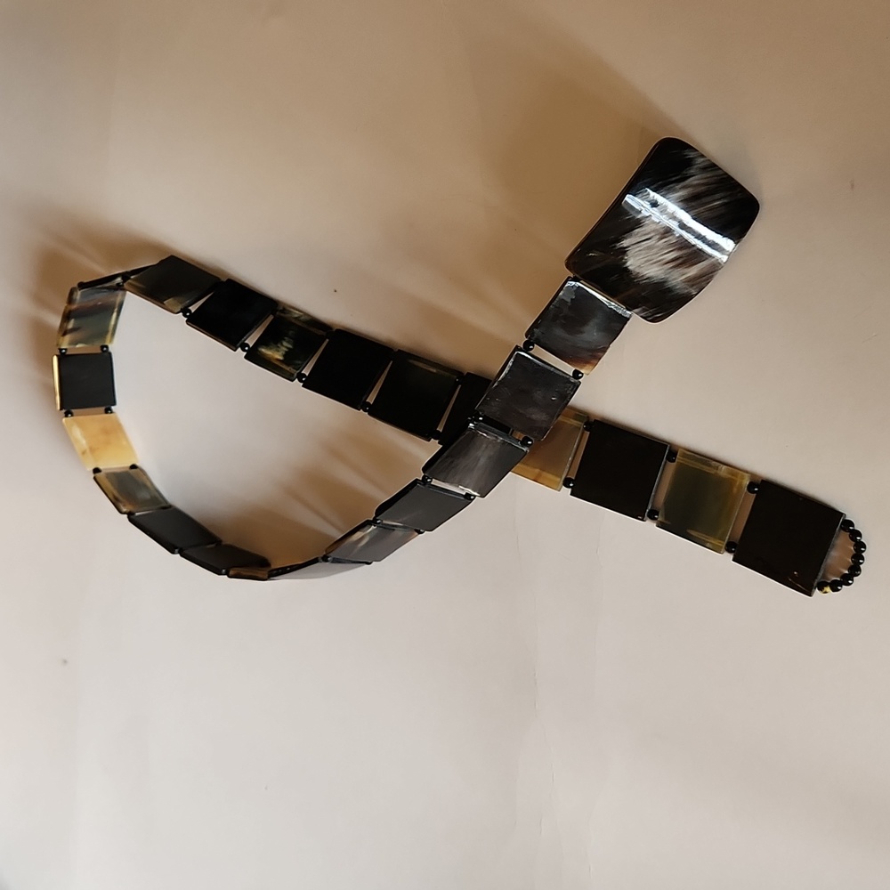 Faux Tortoise Belt